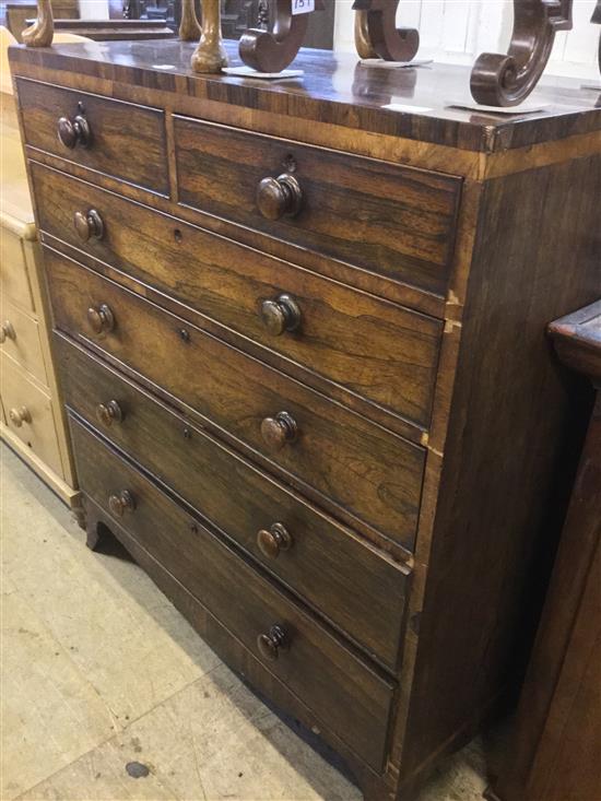 Victorian mahogany chest of drawers